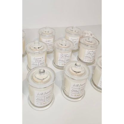 Soy Wax Candle + Personalised Pouch