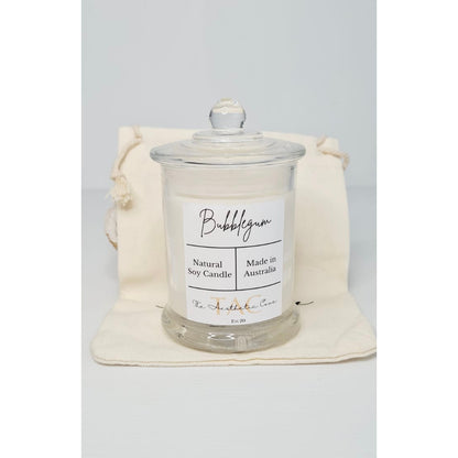 Soy Wax Candle + Personalised Pouch