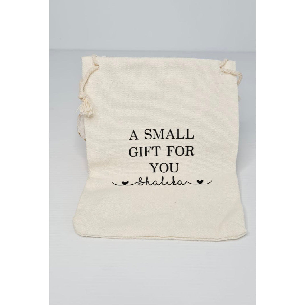 Soy Wax Candle + Personalised Pouch