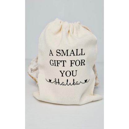 Soy Wax Candle + Personalised Pouch