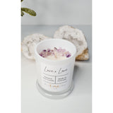 Amethyst Crystal Candle Jar