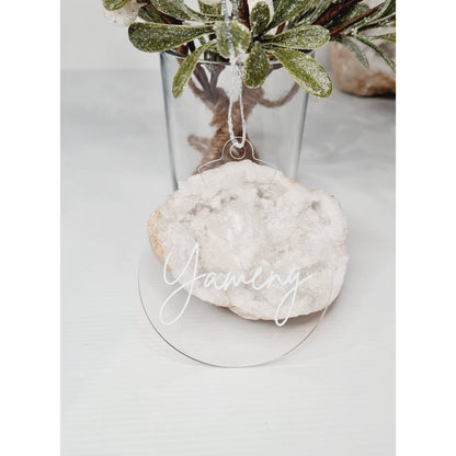 Personalised Acrylic Bauble