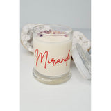 Personalised Crystal Candle Jars