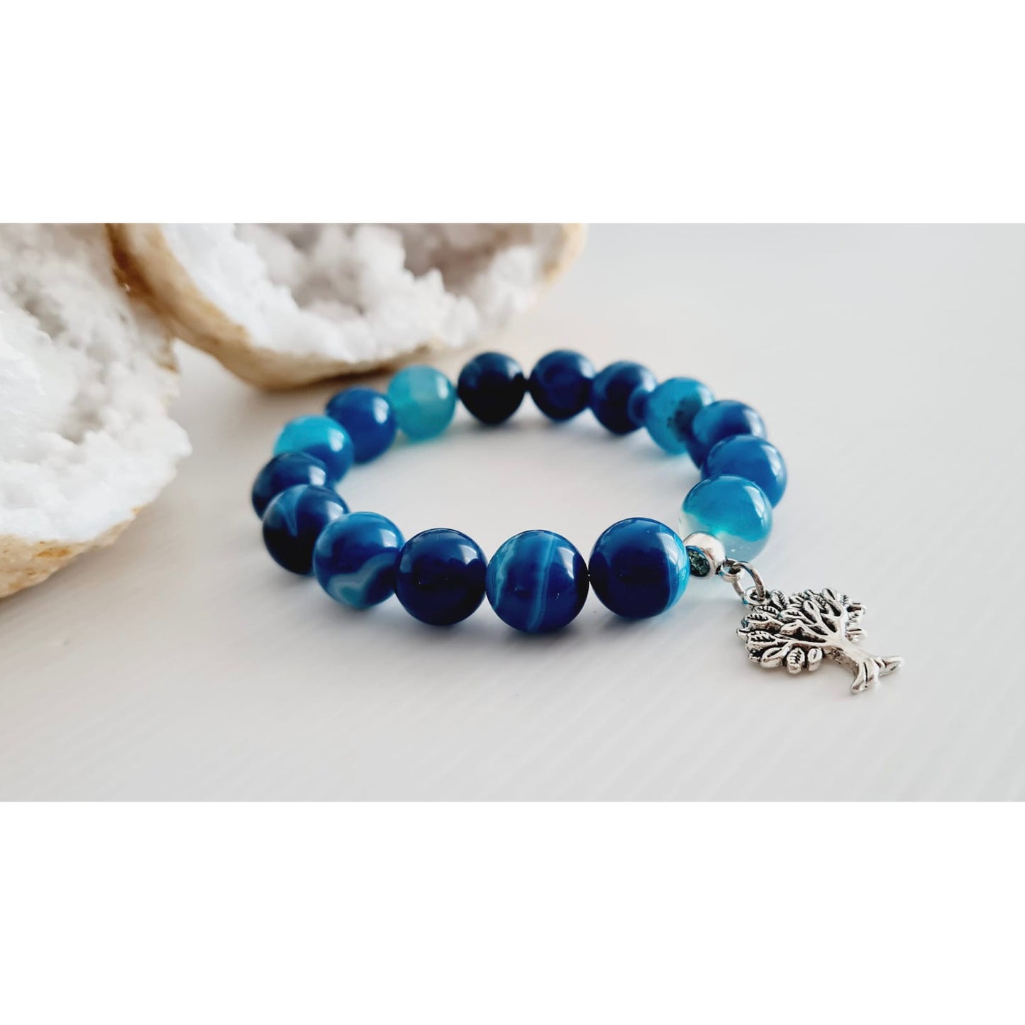Blue Agate Bracelet