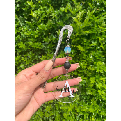 Crystal Blue Lava Gemstone Bookmark