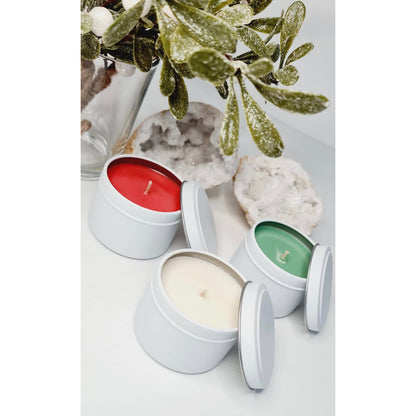Personalised Trio Christmas Candles