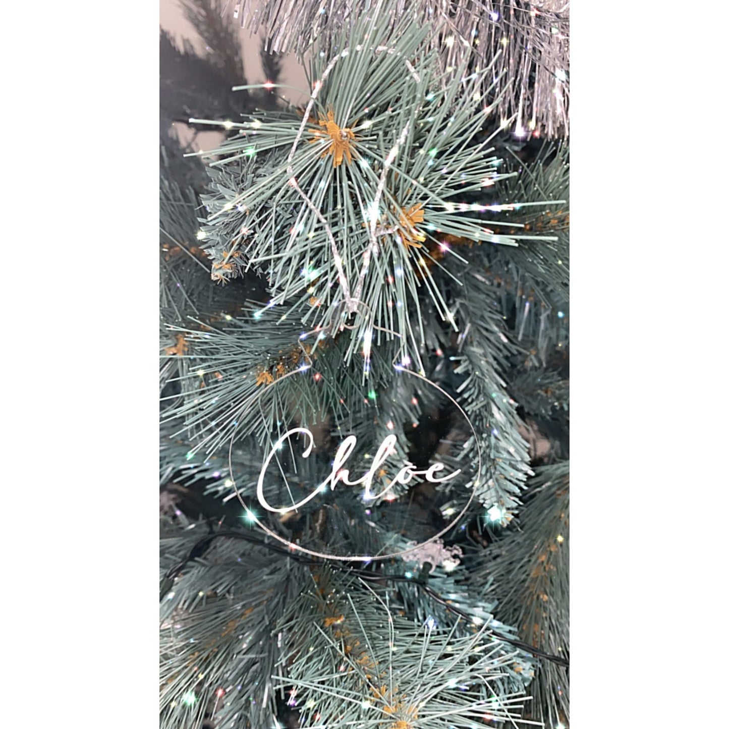 Personalised Acrylic Bauble