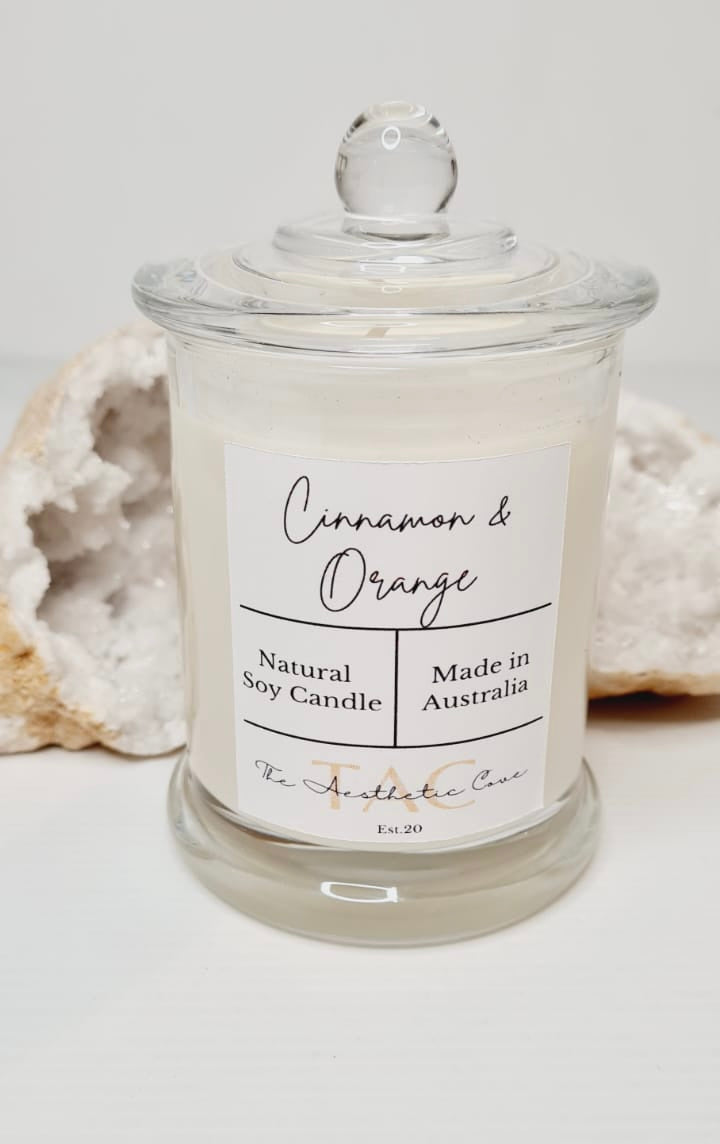 Cinnamon & Orange Soy Wax Candle